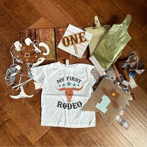 FIRST BIRTHDAY “My First Rodeo” KIT